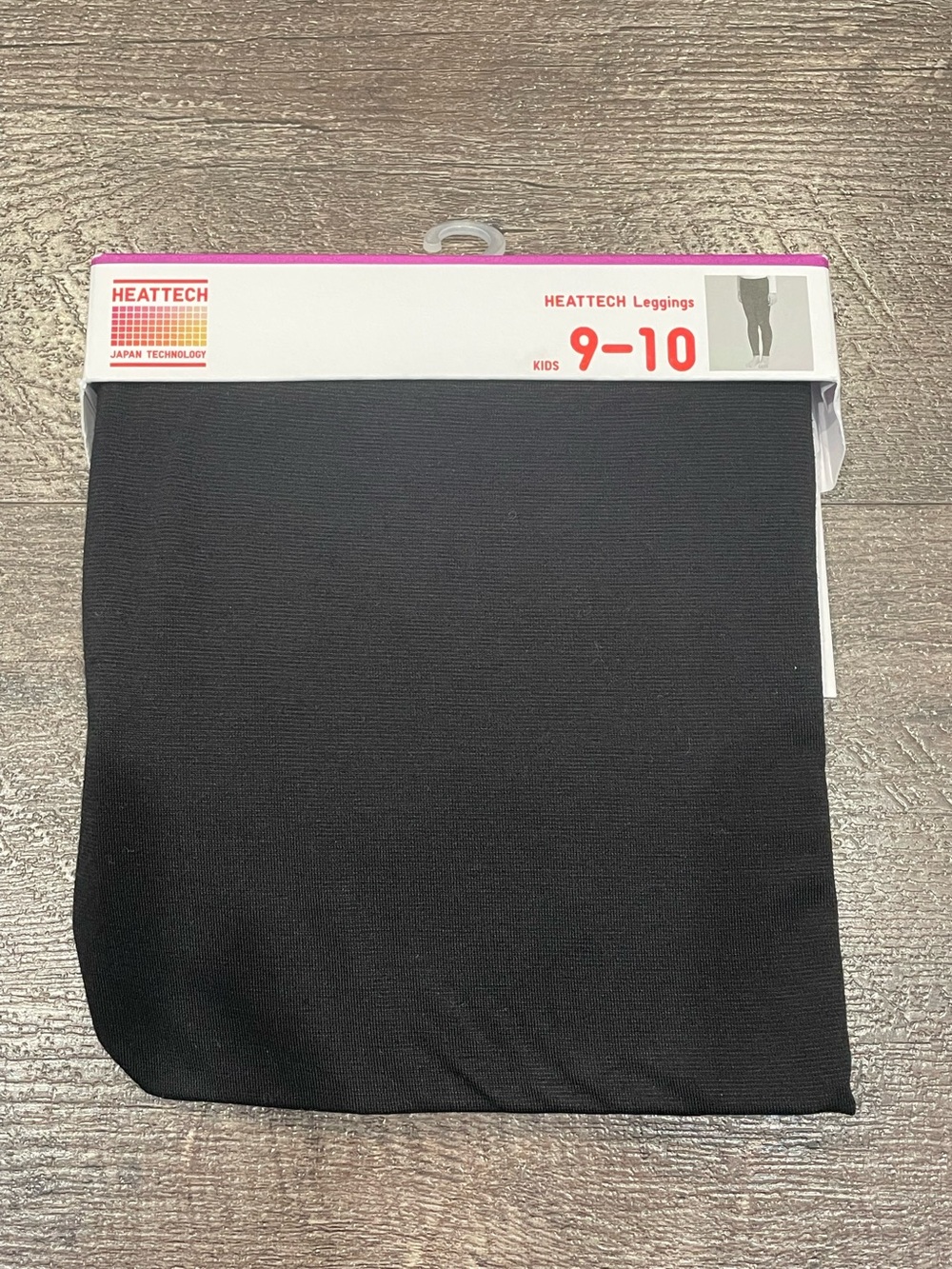 Uniqlo Kids Black Heattech Japan Technology Leggings Size 9-10 NWT